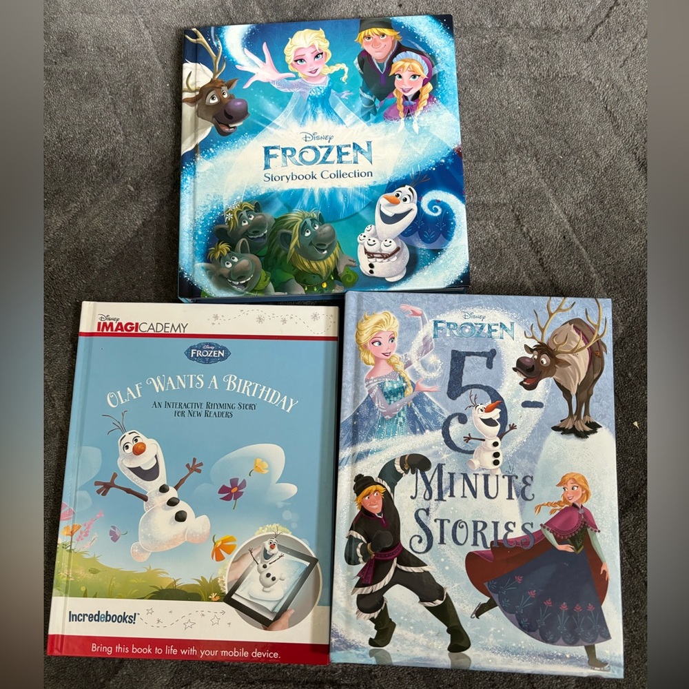 Disney Frozen books - set of 3